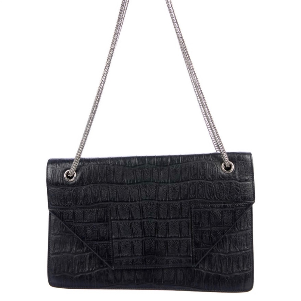 Saint Laurent Embossed Leather Betty Medium Bag